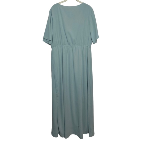 One Loved Babe Dark Powder Blue Windsor Dress Size XXL - Picture 4 of 5